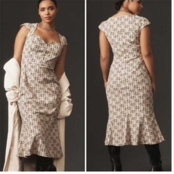 Anthropologie Dresses & Skirts - Anthropologie The‎ Cecily Fit & Flare Sweetheart Dress 1X NWOT